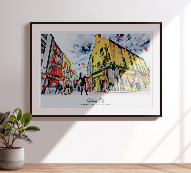 Galway City - Premium Print