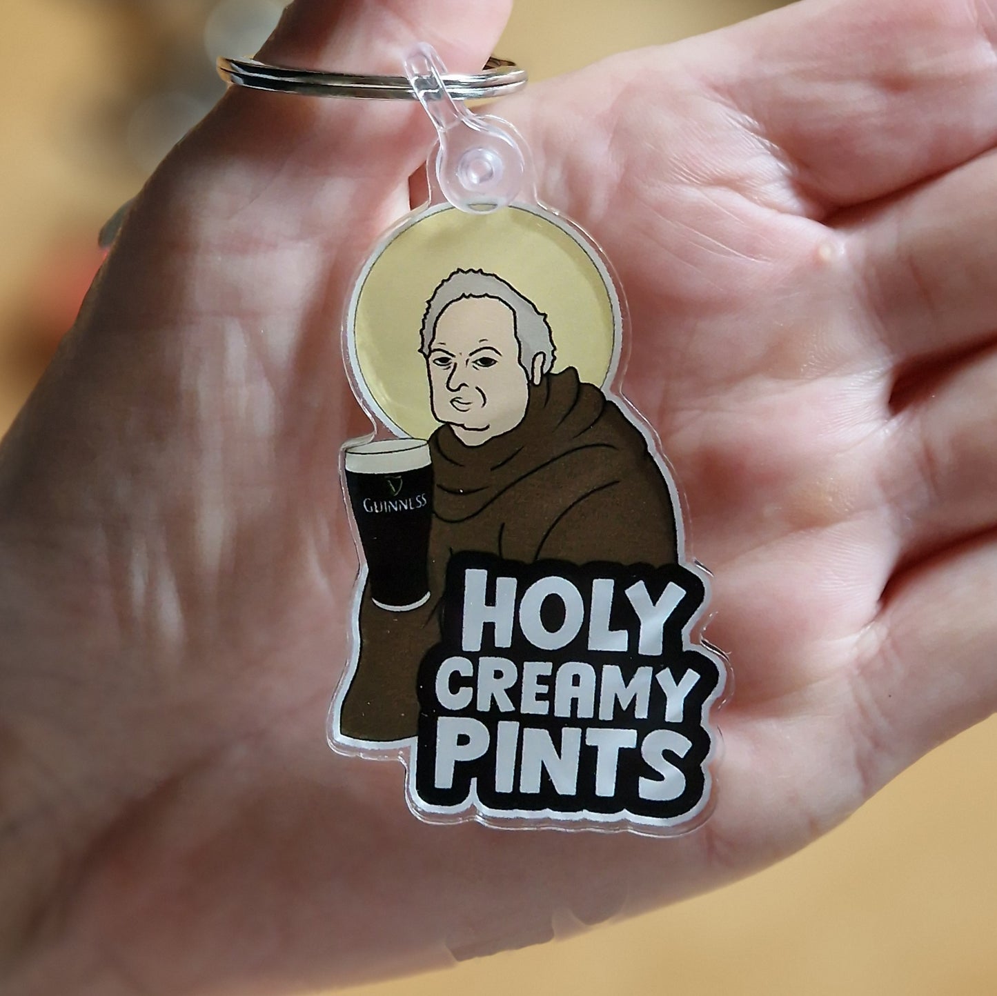 Holy Creamy Pints | Paddy Lostly Keyring