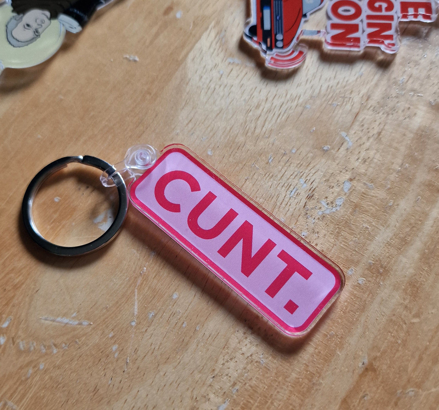 CUNT. Keyring