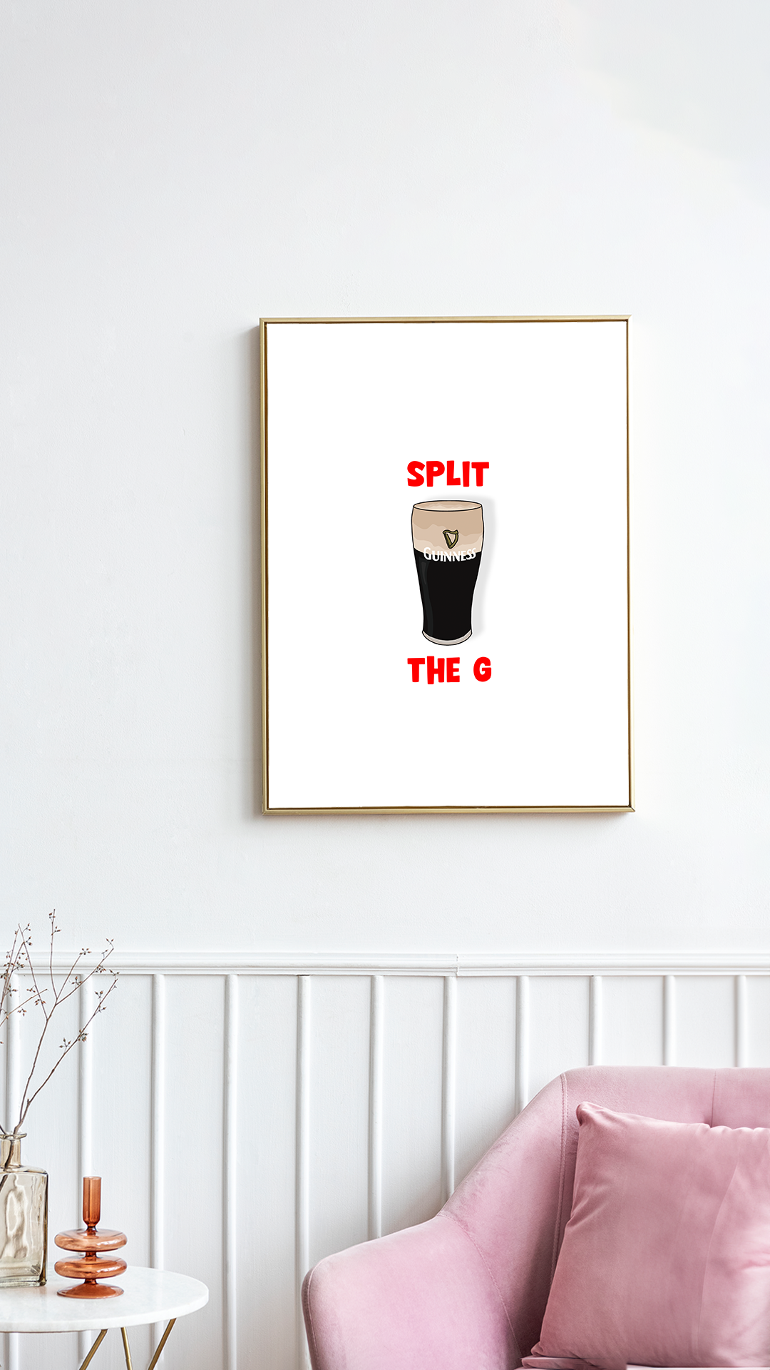 Split The G - Irish Premium Print
